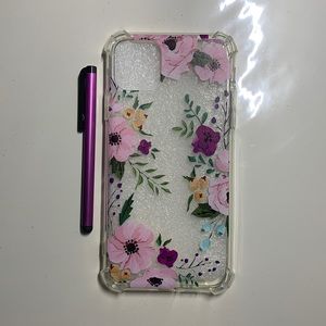 Pink Poppy Phone Case with Bonus Stylus - iPhone 11 ProMax